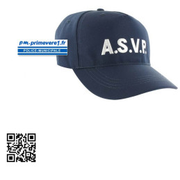 Casquette microporeuse américaine broderie ASVP