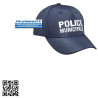 Casquette microporeuse américaine broderie POLICE-MUNICIPALE