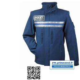 Veste Softshel polyester stretch Police-Municipale